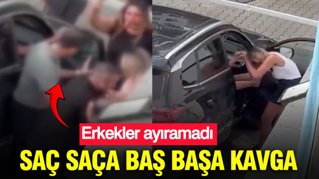Kadınlar saç saça baş başa kavga etti: Kadıköy Rıhtım’da tansiyon yükseldi. Erkekler ayıramadı