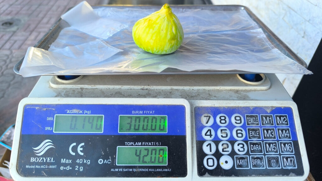 Kilosu 300 tanesi 42 lira! Pazarcı geçen yılı hatırlattı vatandaş isyan etti